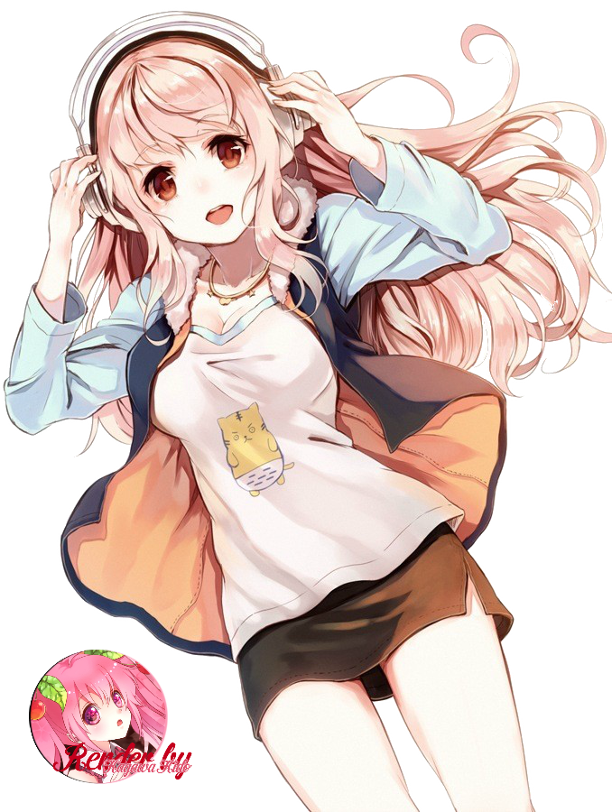 Anime Girl Transparent PNG Image