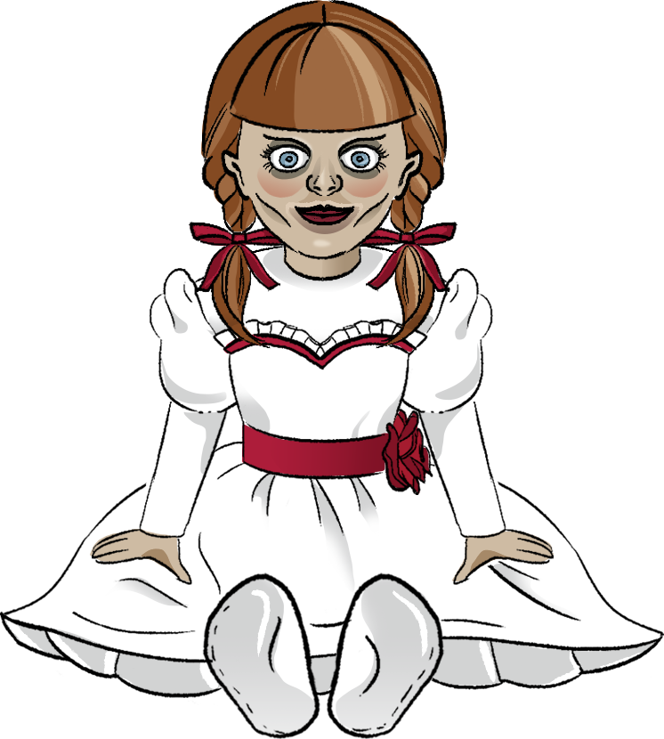 Doll Annabelle Transparent PNG Image