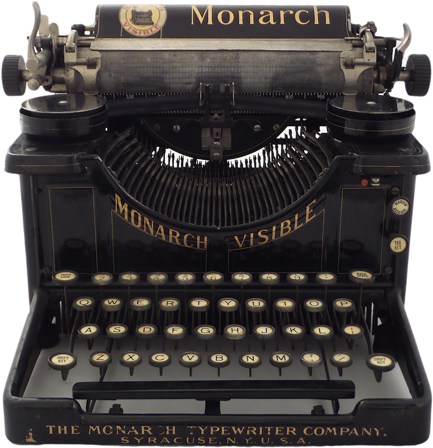Antique Portable Typewriter Transparent PNG Image