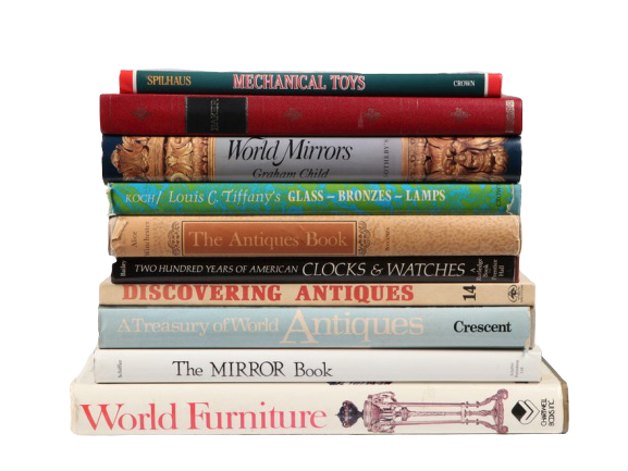 Antique Book Stack Transparent PNG Image