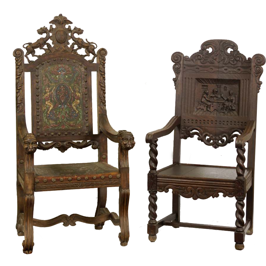 Antique Chair Transparent PNG Image