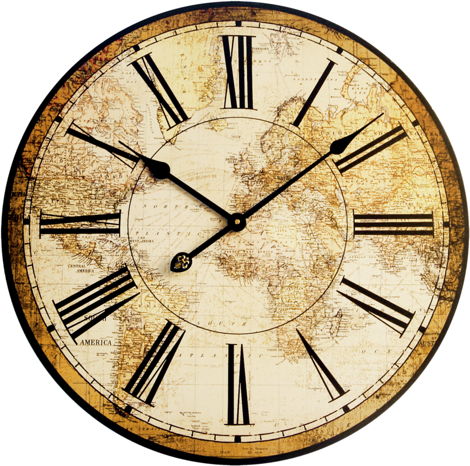 Antique Clock Transparent PNG Image