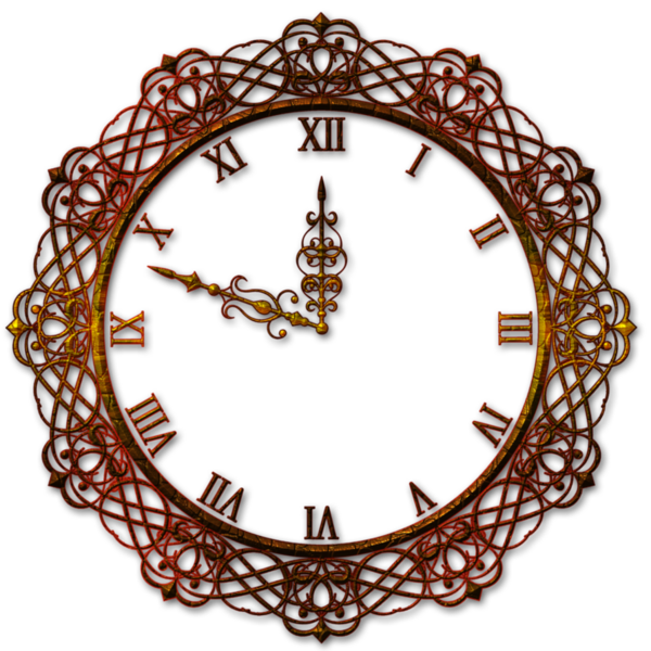 Antique Clock Transparent PNG Image