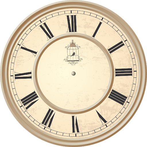 Antique Clock Transparent PNG Image
