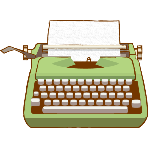 Antique Vector Typewriter Transparent PNG Image