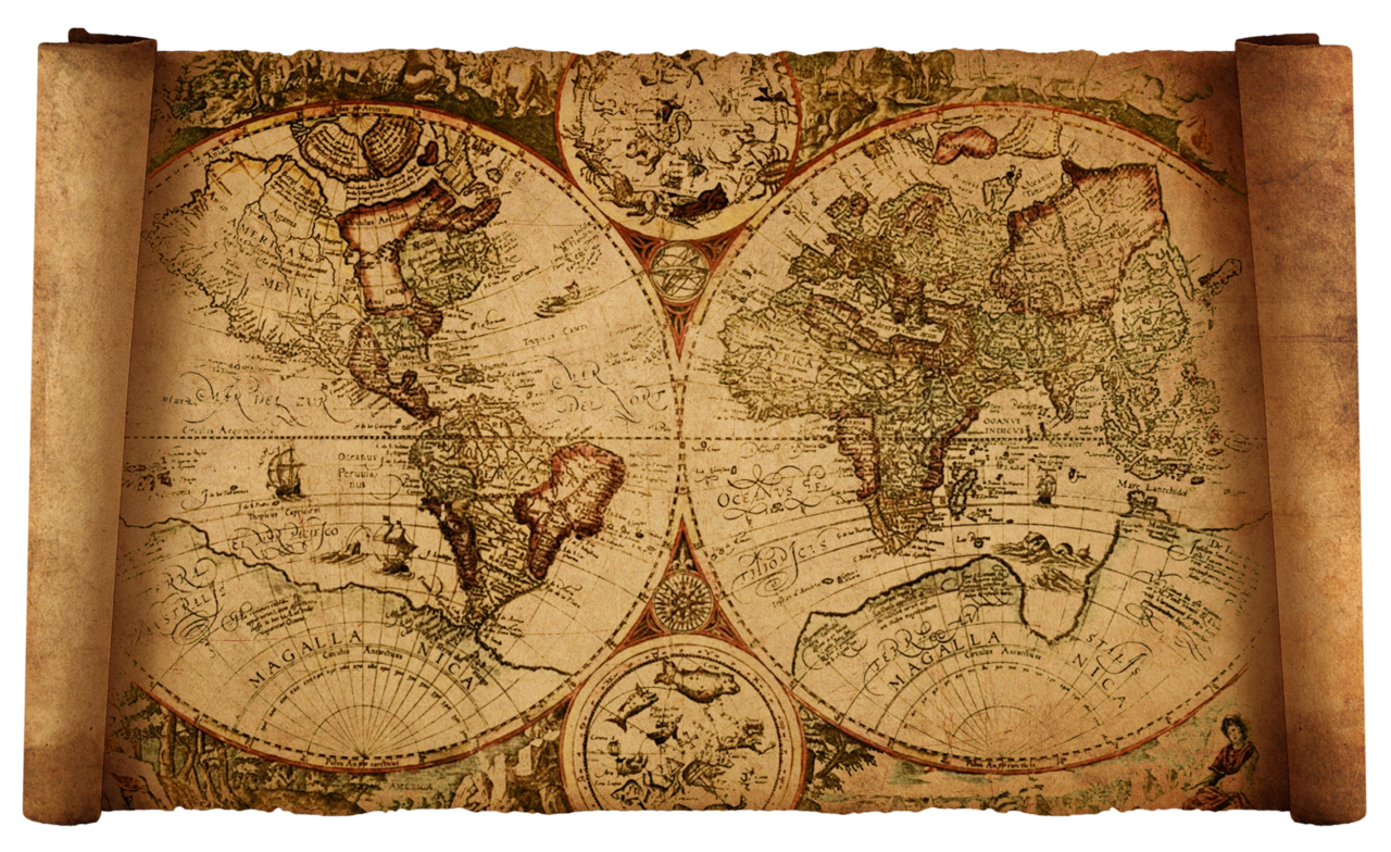 Antique Map Transparent PNG Image