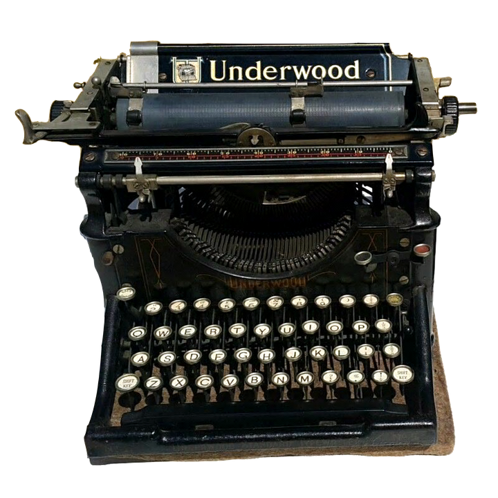 Antique Typewriter Transparent PNG Image