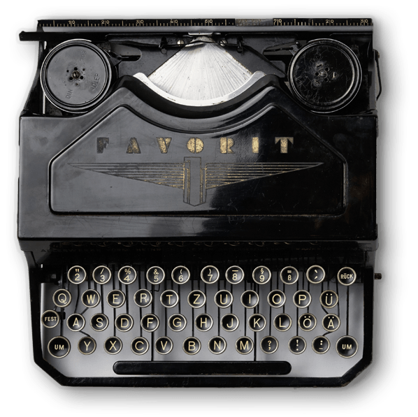 Antique Typewriter Transparent PNG Image