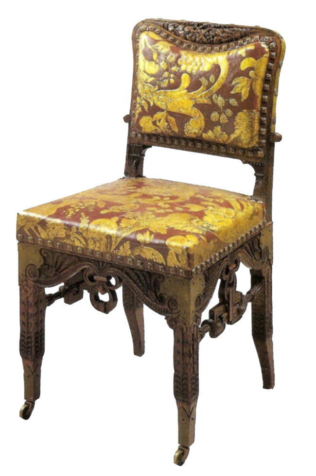 Wooden Antique Chair Transparent PNG Image