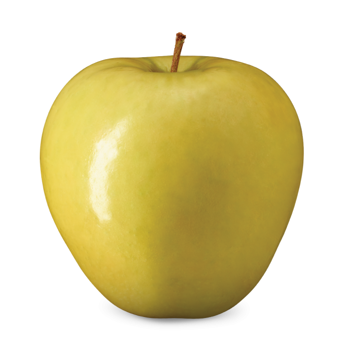 Golden Apple Transparent PNG Image