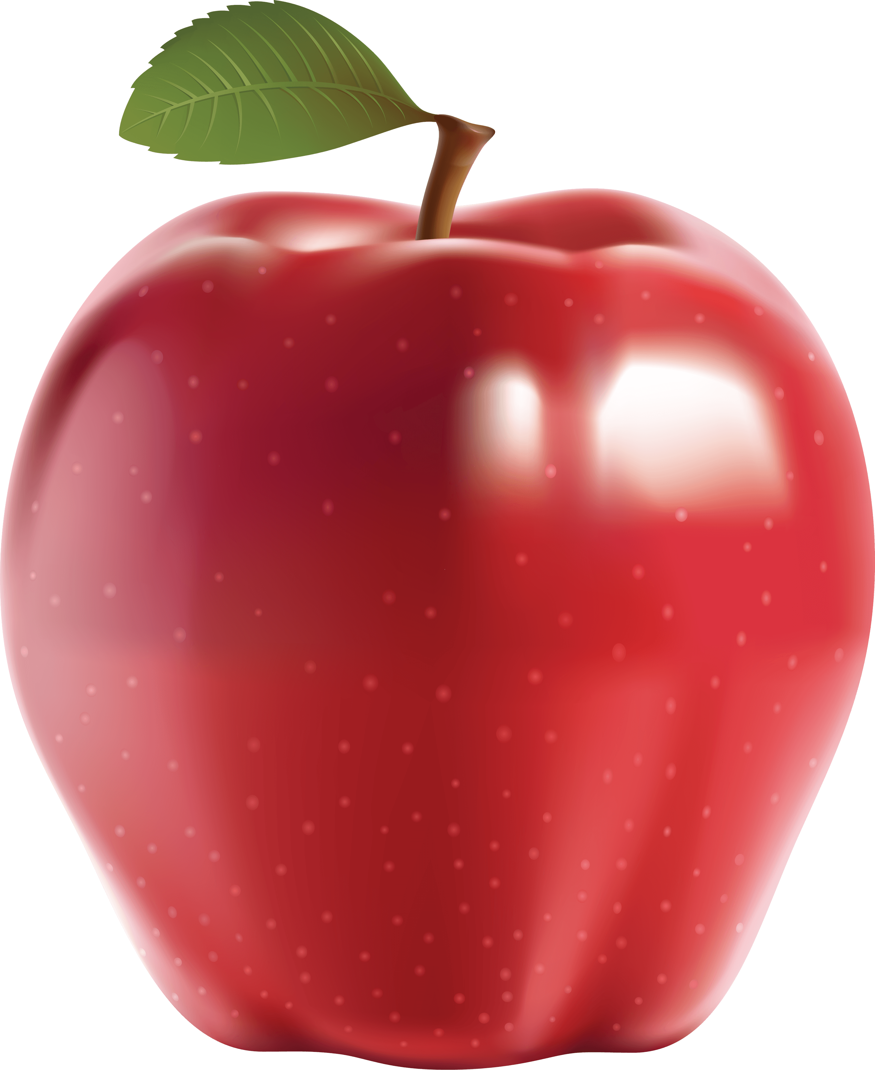 Red Apple Transparent PNG Image