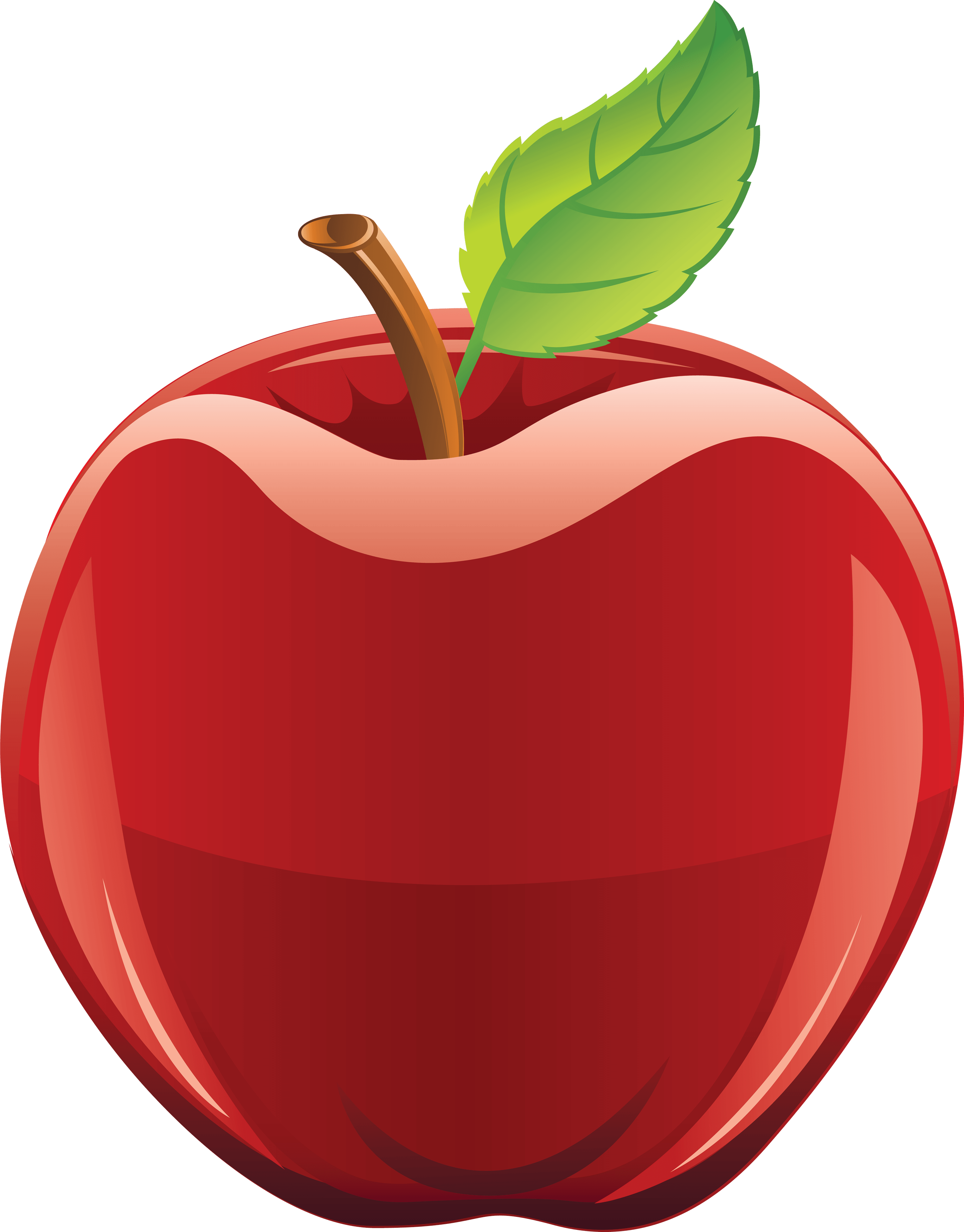 Red Apple Transparent PNG Image