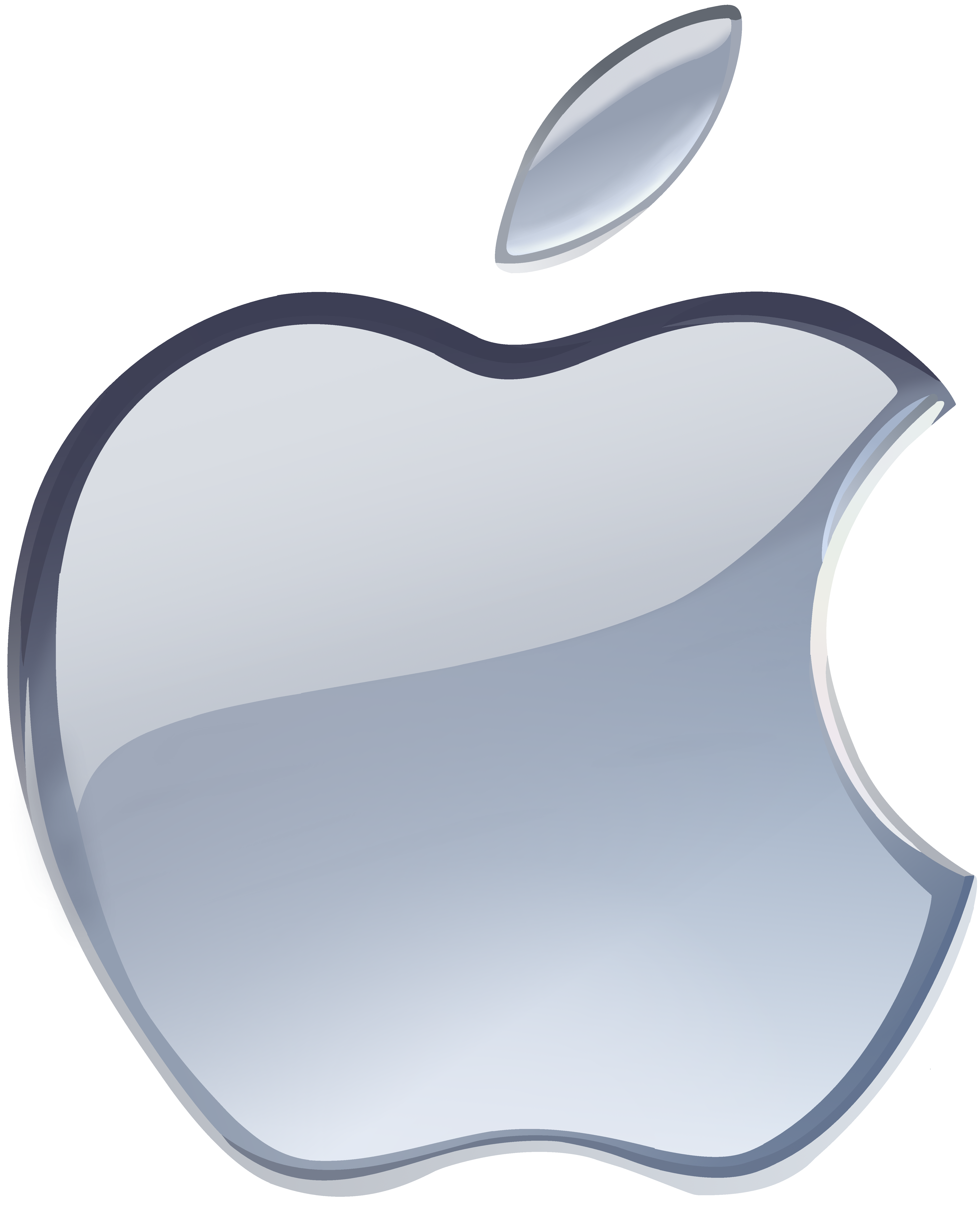 Logo Apple Silver File Transparent PNG Image