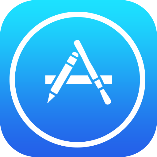 Blue Symbol Appstore Brand Area Transparent PNG Image