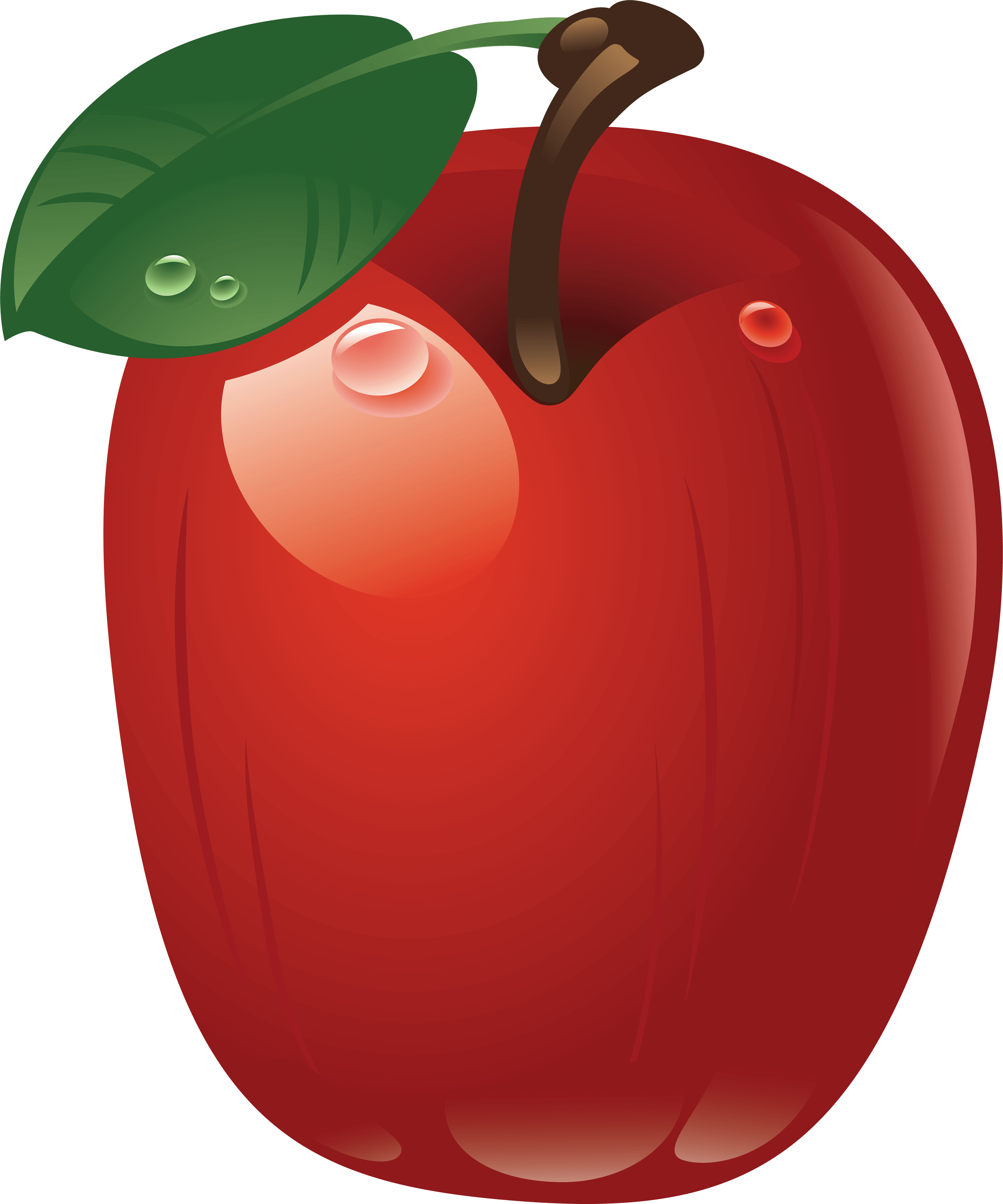 Red Apple Transparent PNG Image