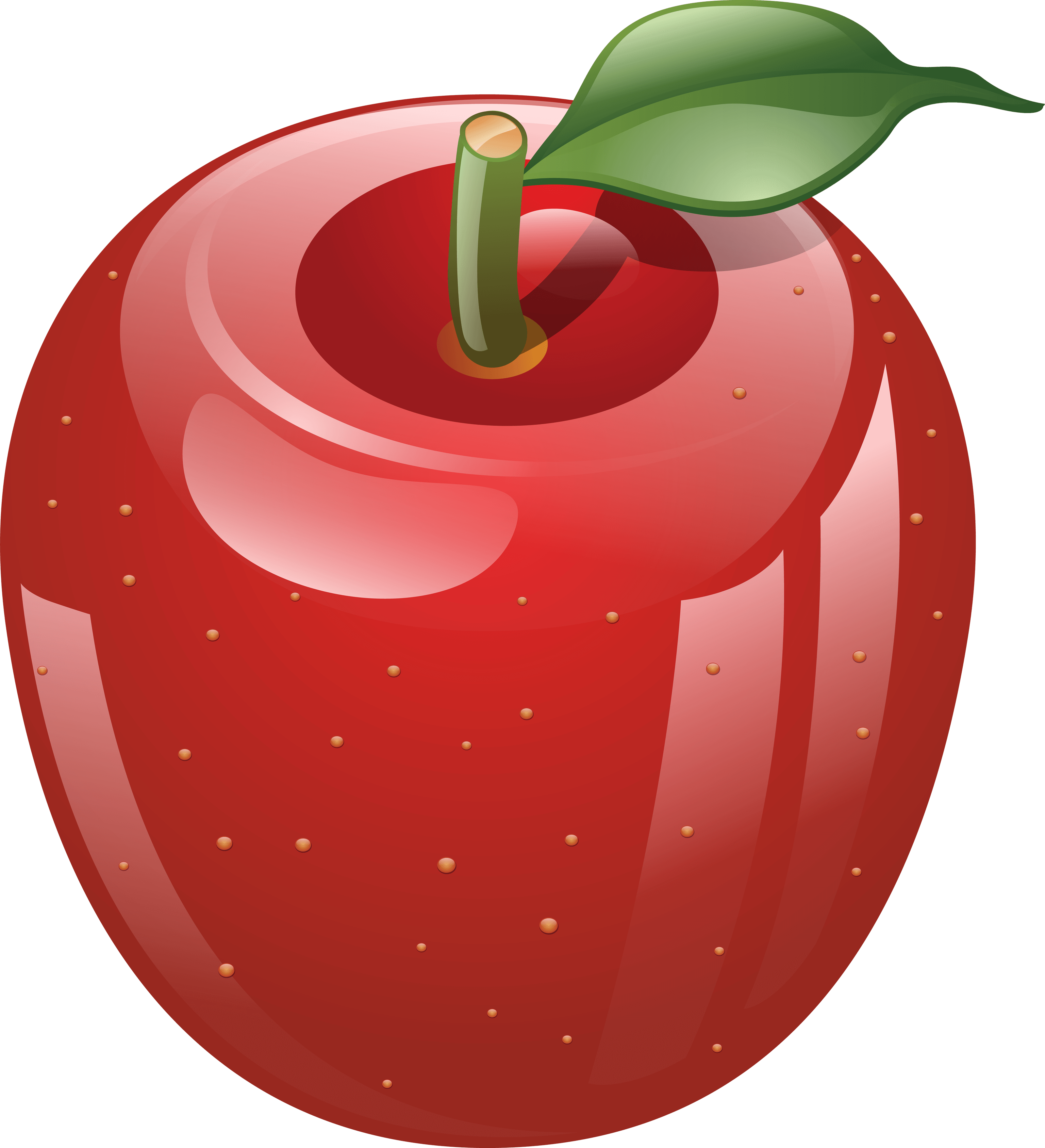 Red Apple Transparent PNG Image