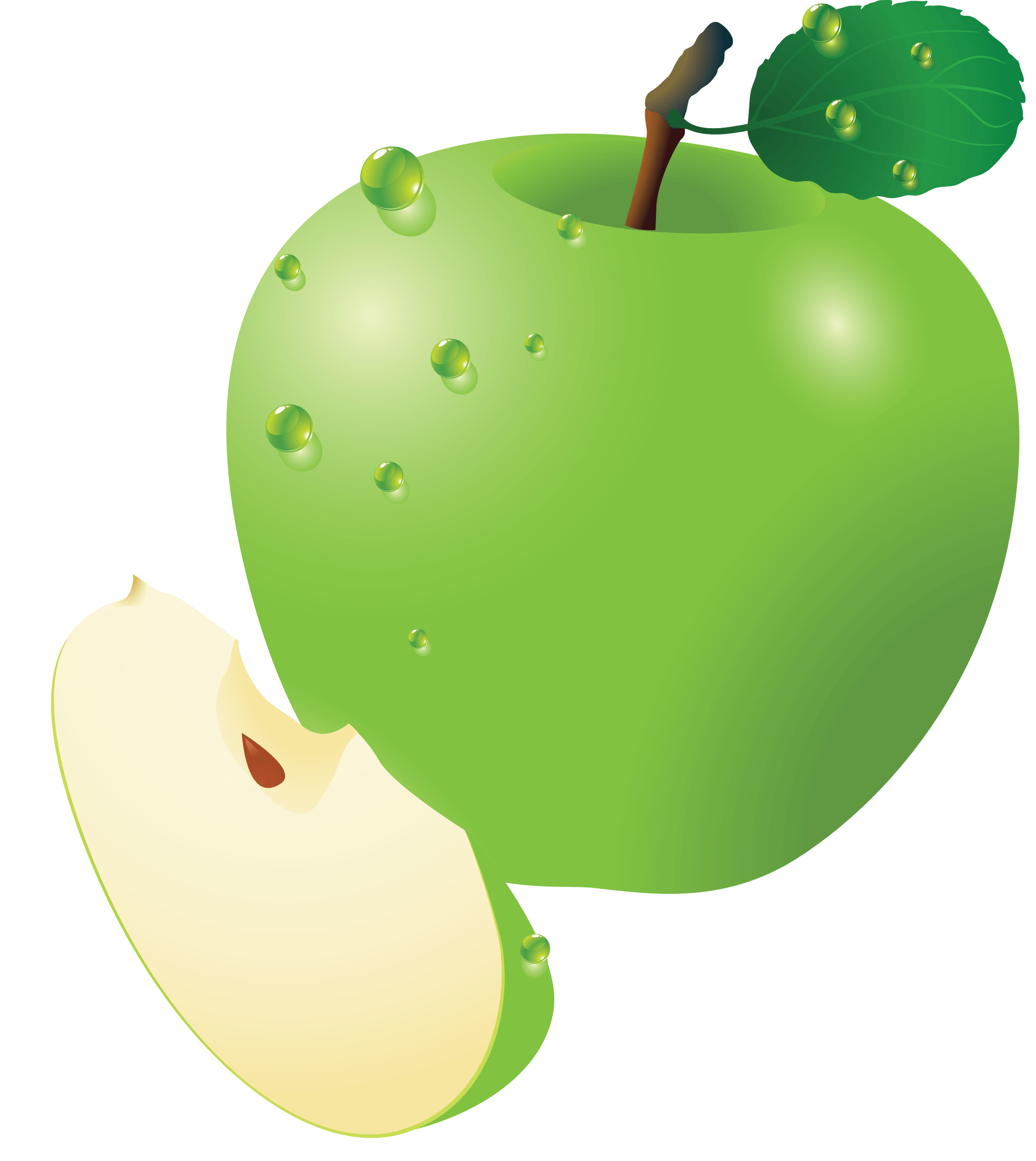 Green Apple Transparent PNG Image