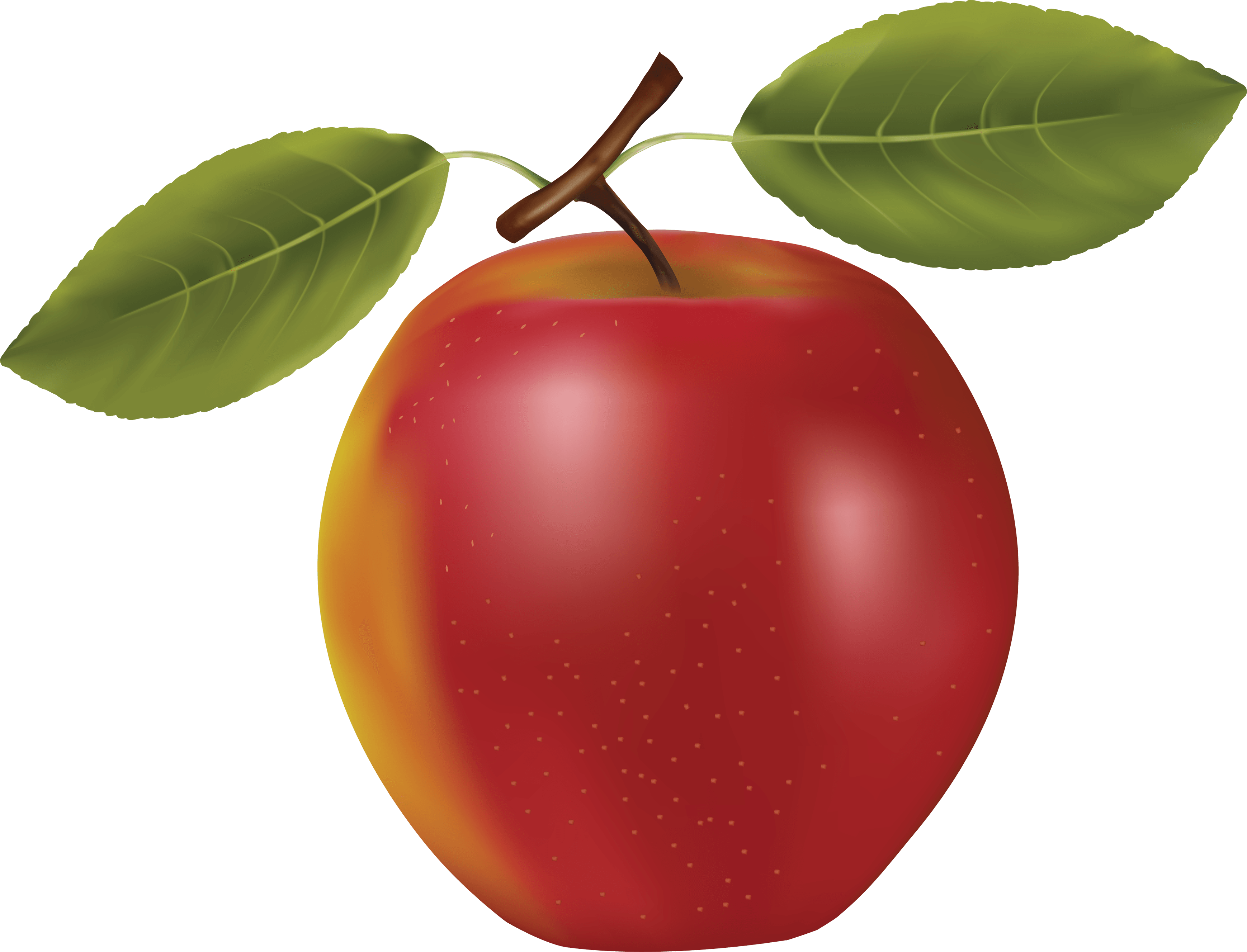 Red Apple Transparent PNG Image