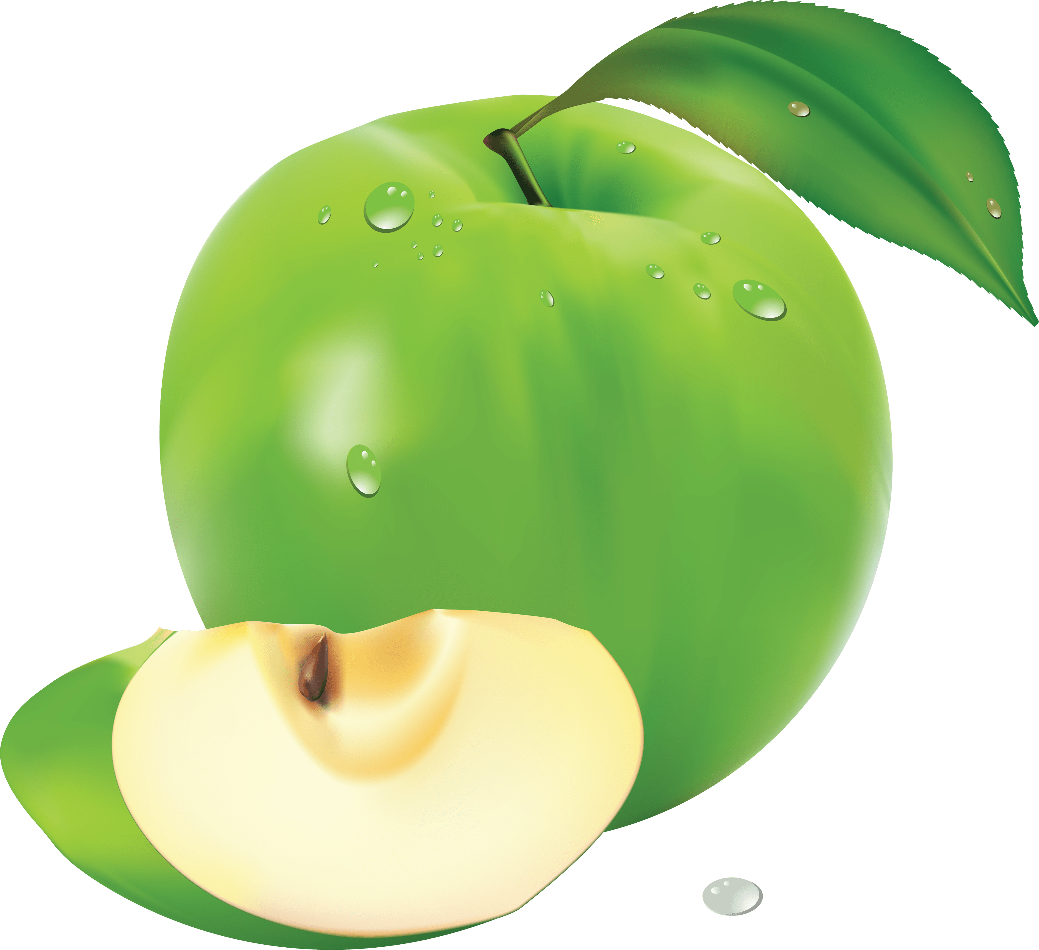 Green Apple Transparent PNG Image