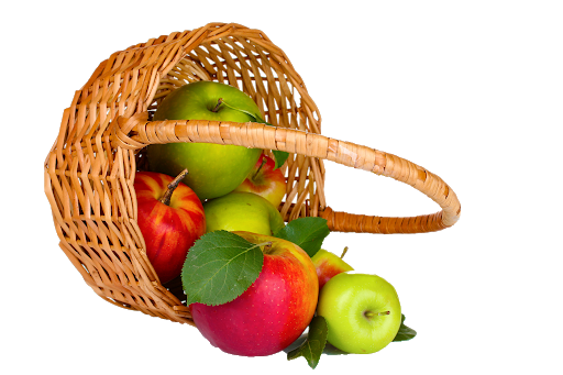 Basket Apple File Transparent PNG Image