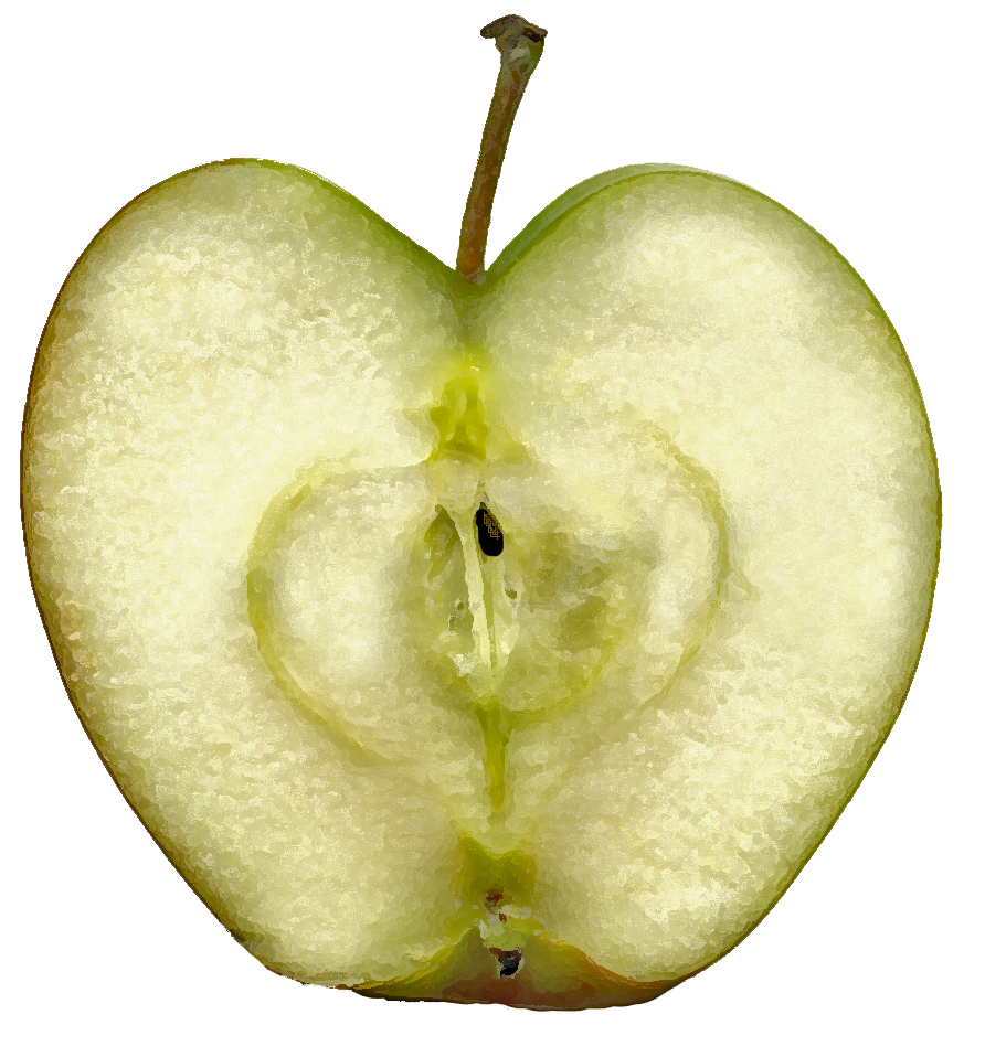 Slice Apple Transparent PNG Image
