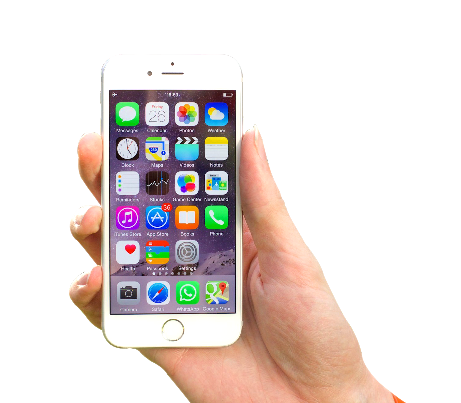 Pic Iphone Holding Hand Transparent PNG Image