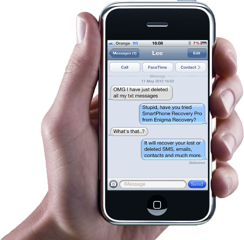 Iphone Holding Hand Transparent PNG Image