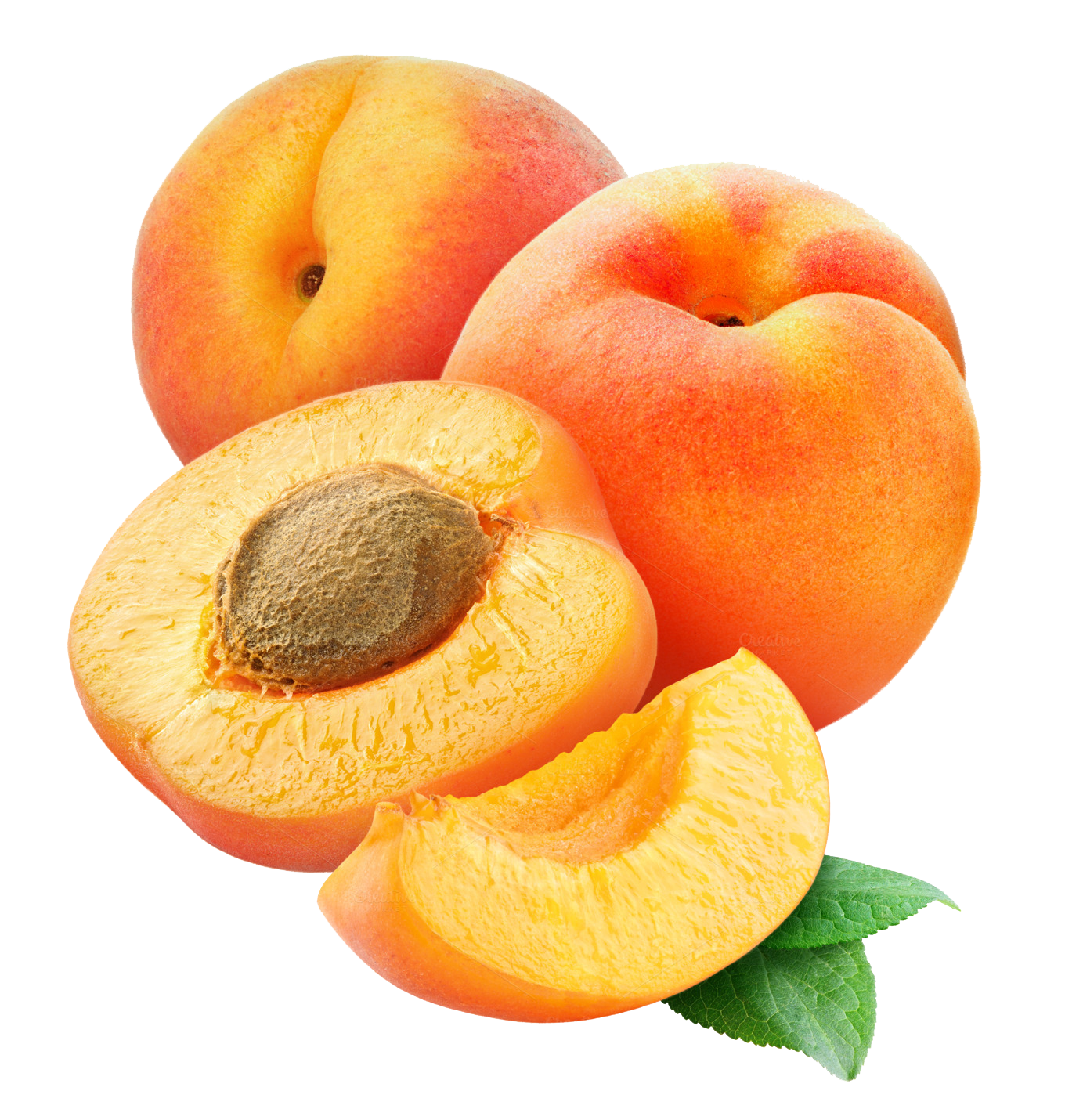 Apricot Up Close Transparent PNG Image