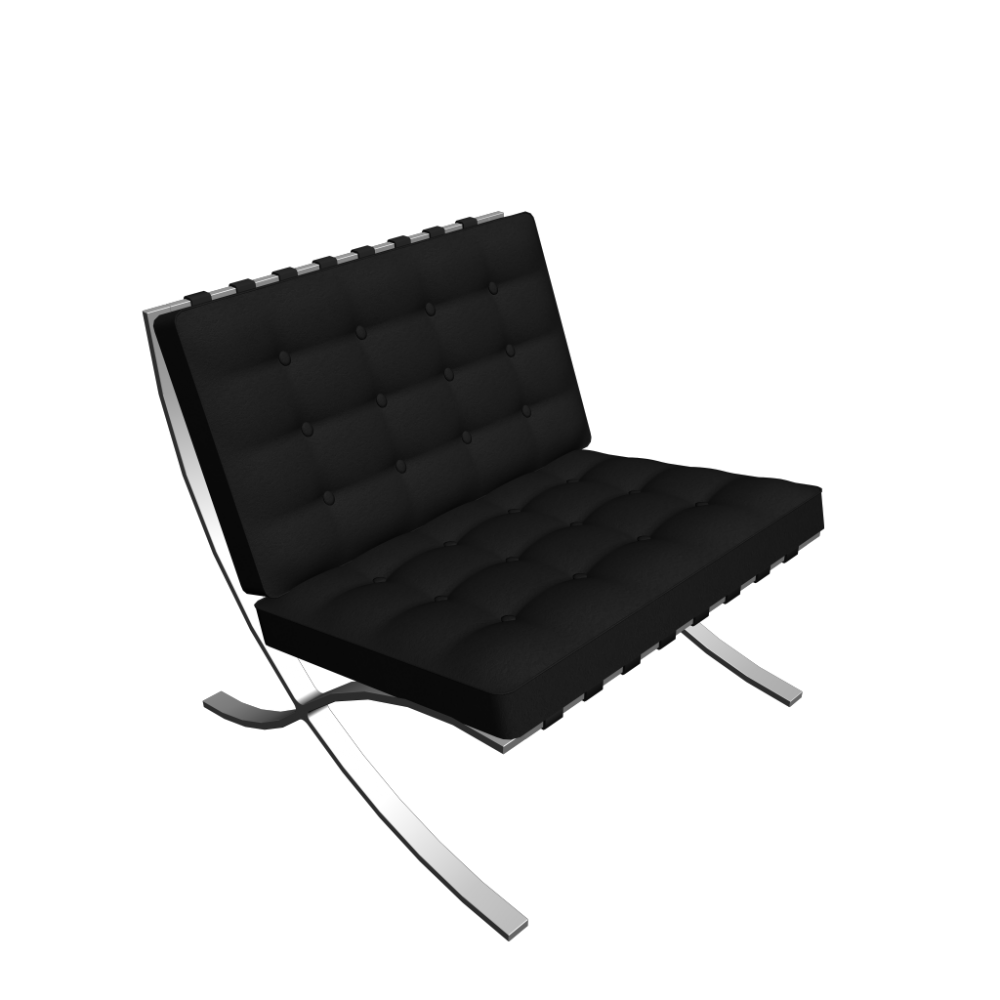 Barcelona Chair Transparent PNG Image