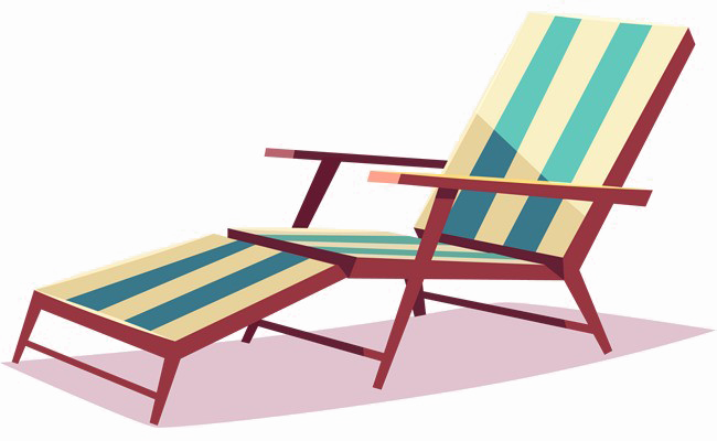 Deck Chair Transparent PNG Image