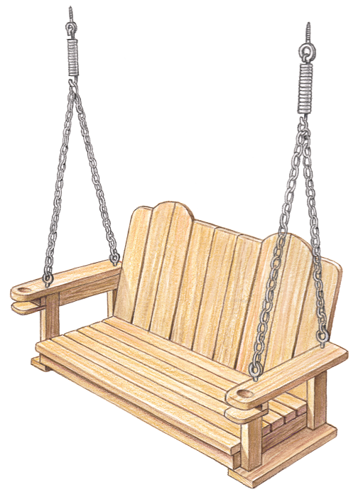 Porch Swing Transparent PNG Image