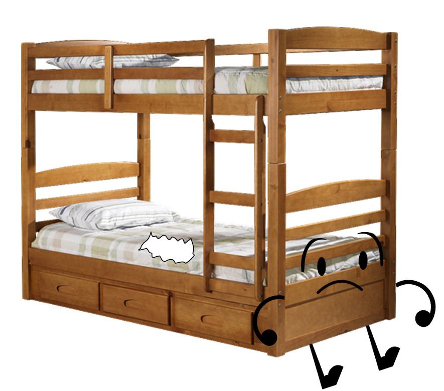 Bunk Bed Transparent PNG Image