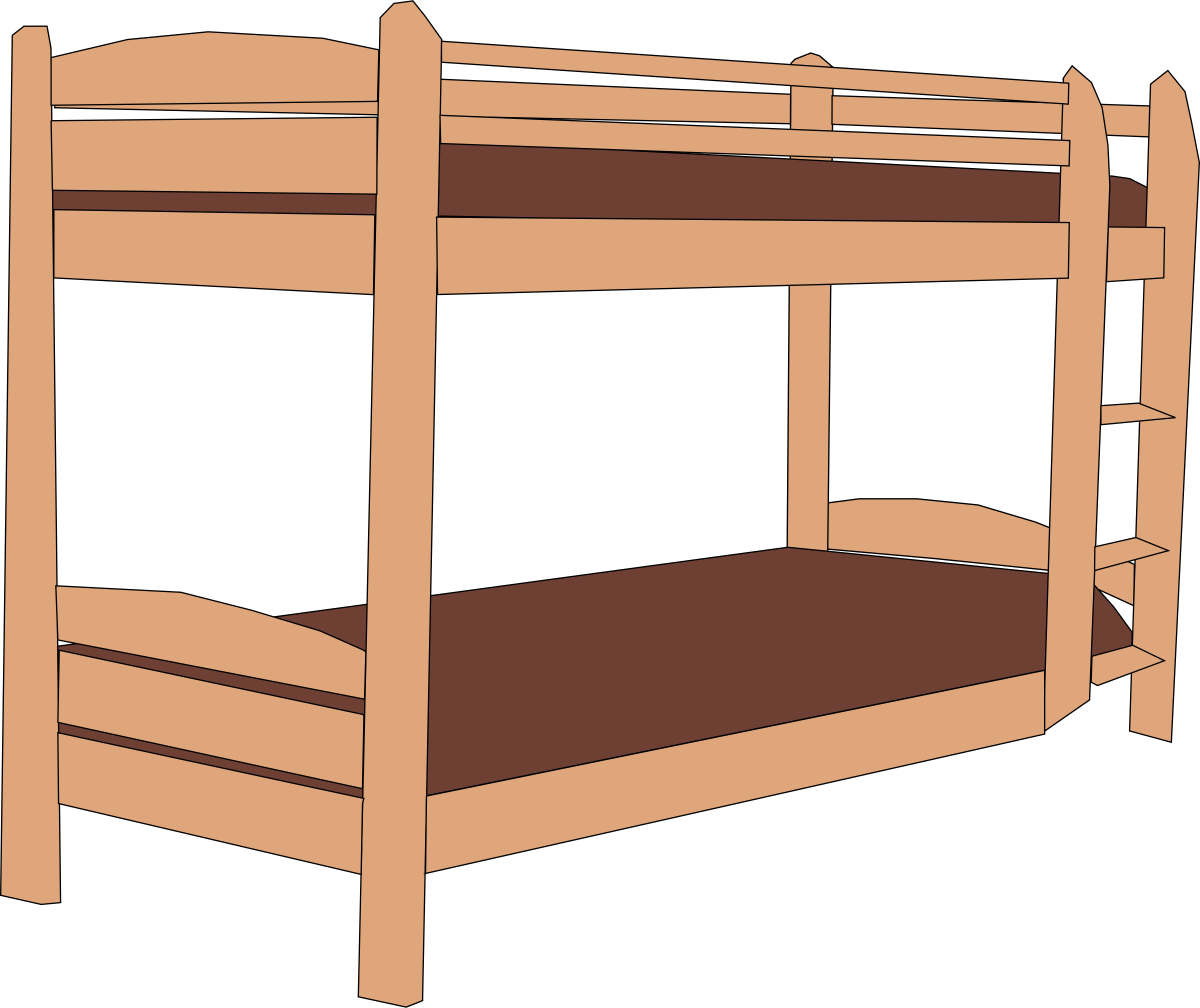 Bunk Bed Transparent PNG Image