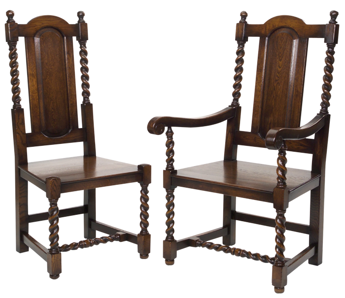 Cromwellian Chair Transparent PNG Image