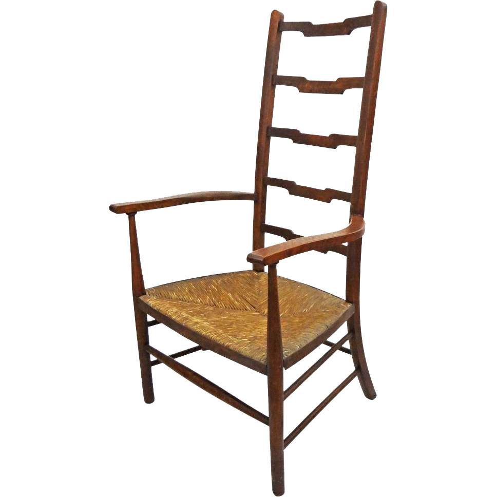 Ladder-Back Chair Transparent PNG Image