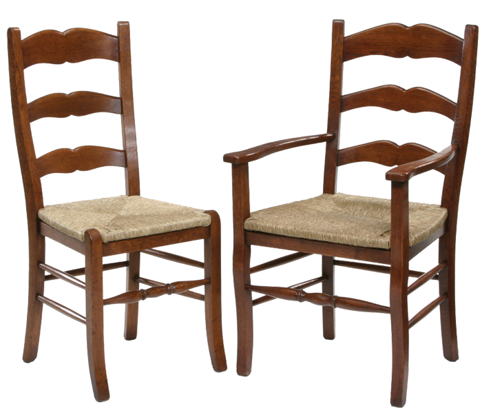 Ladder-Back Chair Transparent PNG Image