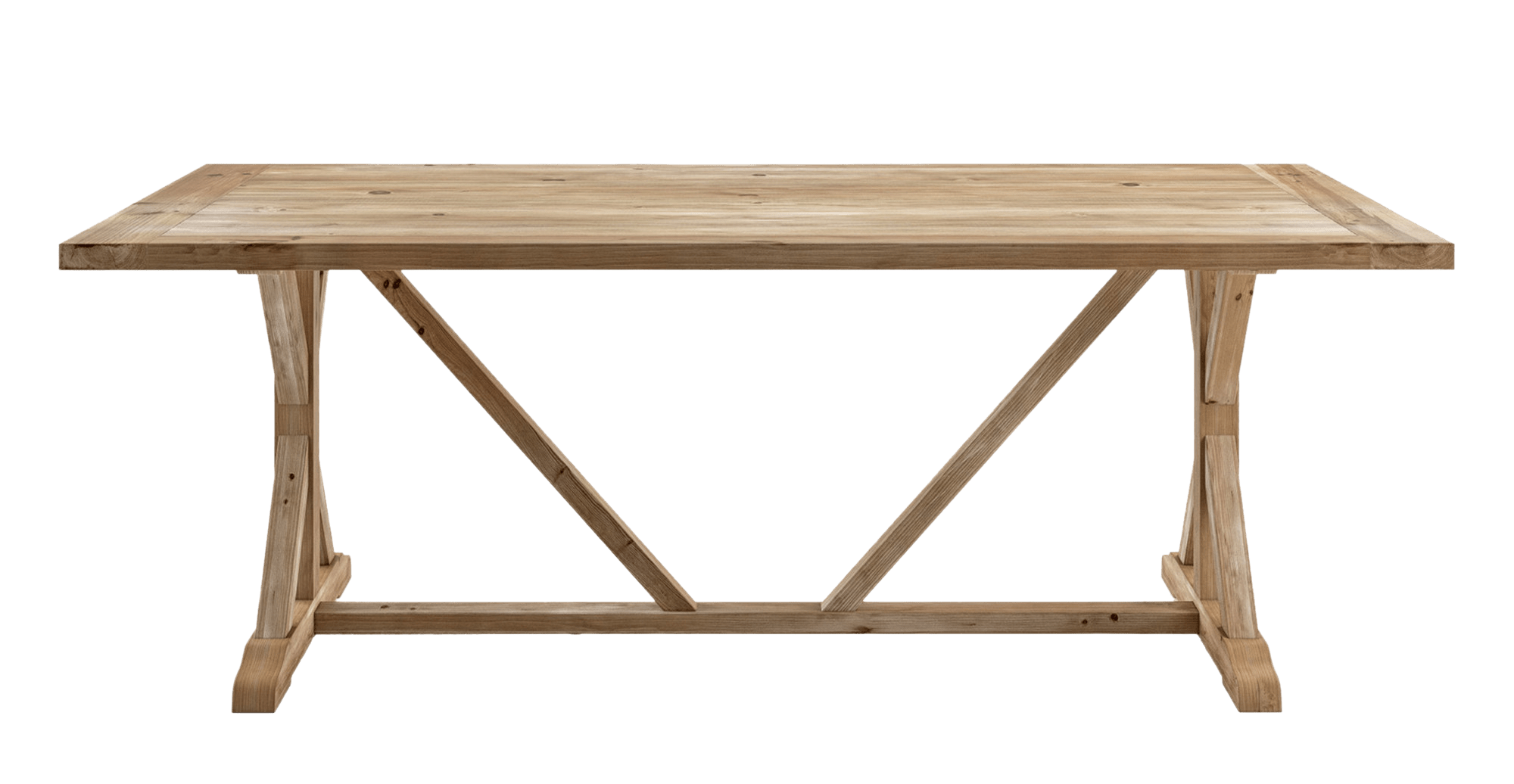 Trestle Table Transparent PNG Image