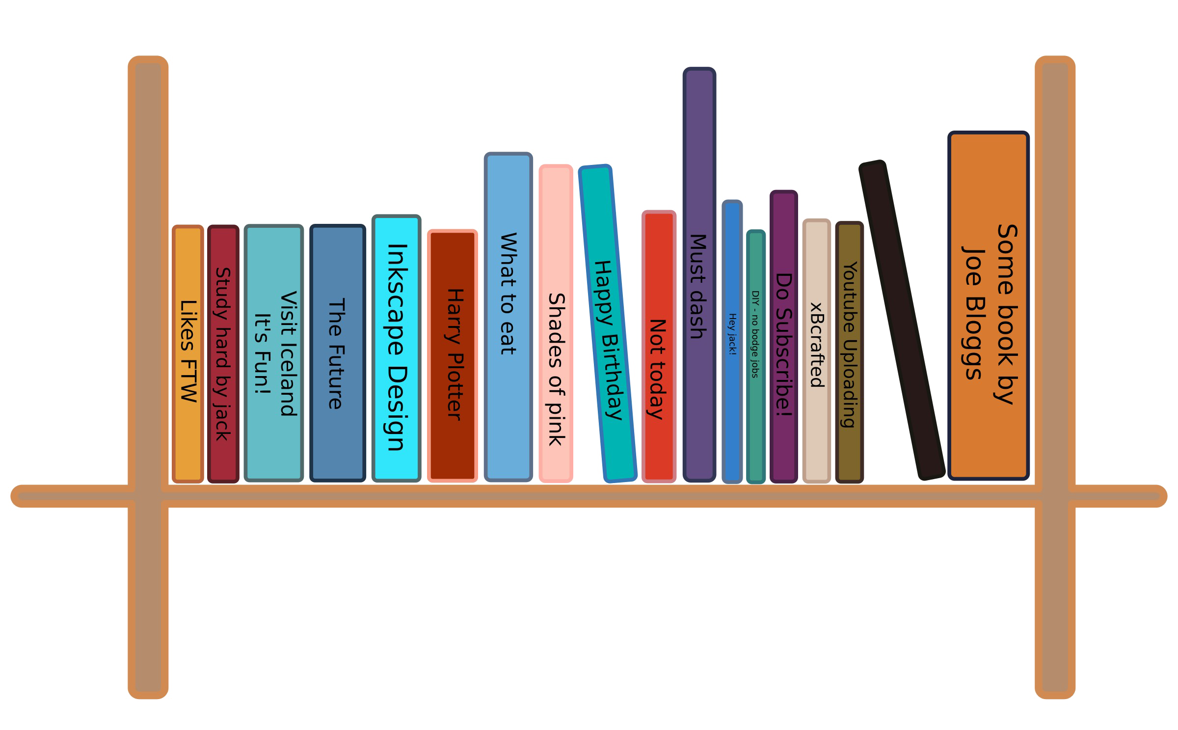 Bookshelf Transparent PNG Image