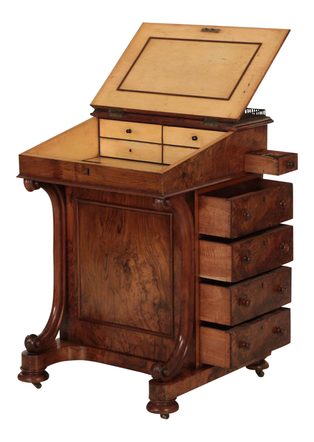 Davenport Desk File Transparent PNG Image