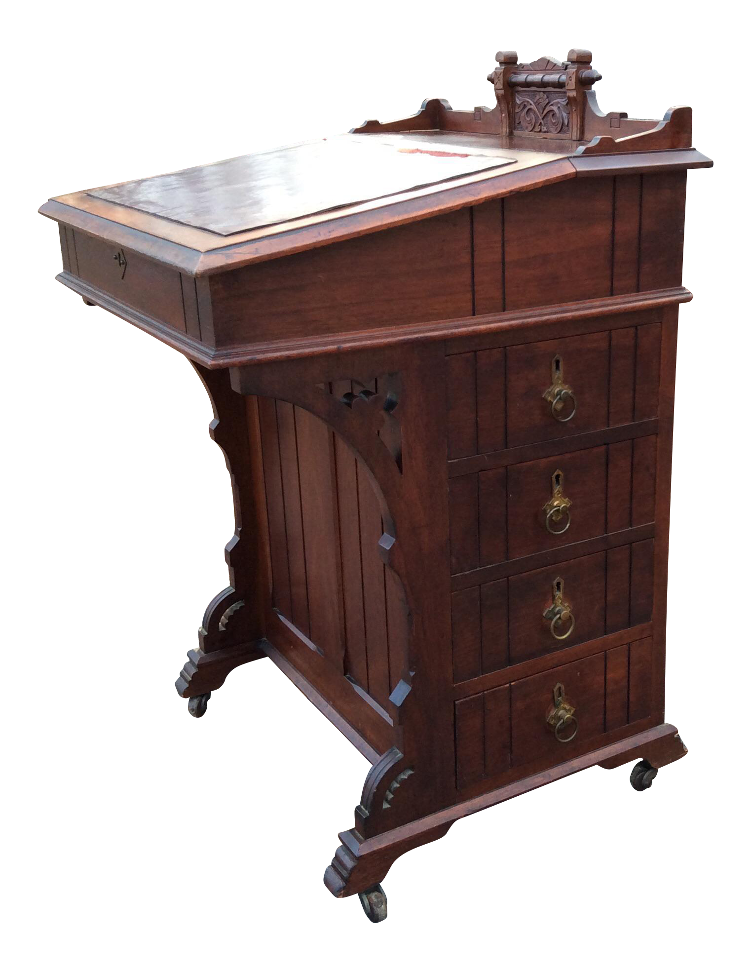 Davenport Desk File Transparent PNG Image