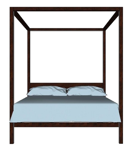 Four-Poster Bed Transparent PNG Image