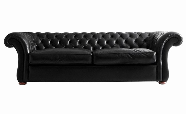 Black Sofa Transparent PNG Image