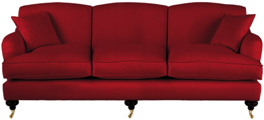 Velvet Sofa Transparent PNG Image