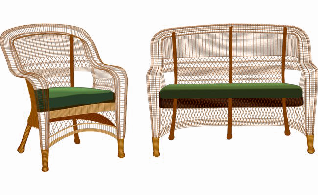 Bamboo Furniture Transparent PNG Image