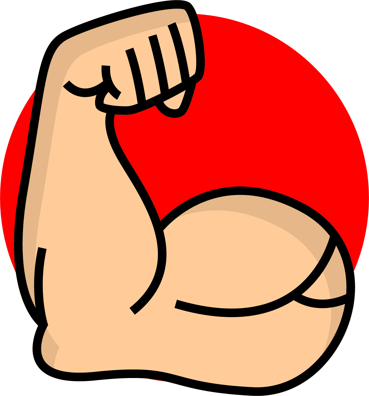 Limb Upper Strong Arm Icon Transparent PNG Image