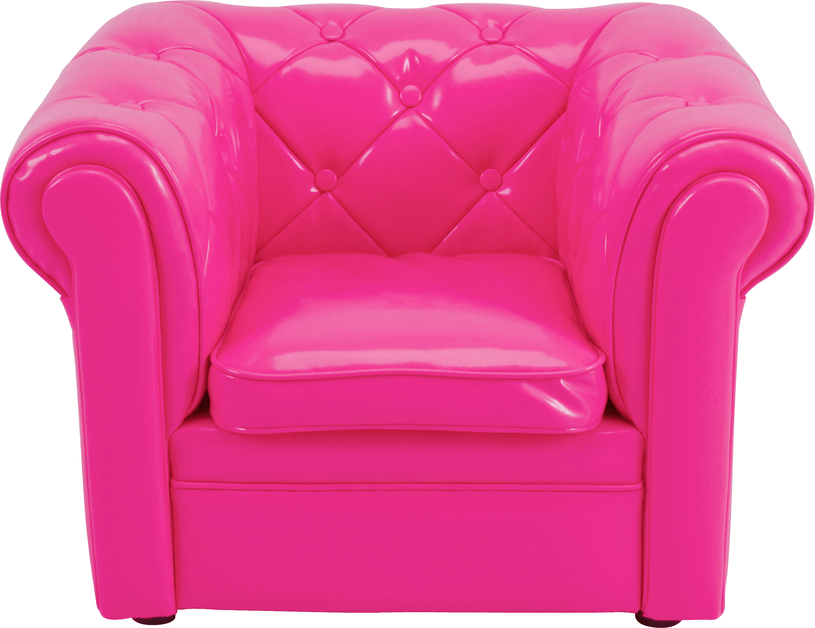 Pink Armchair Transparent PNG Image