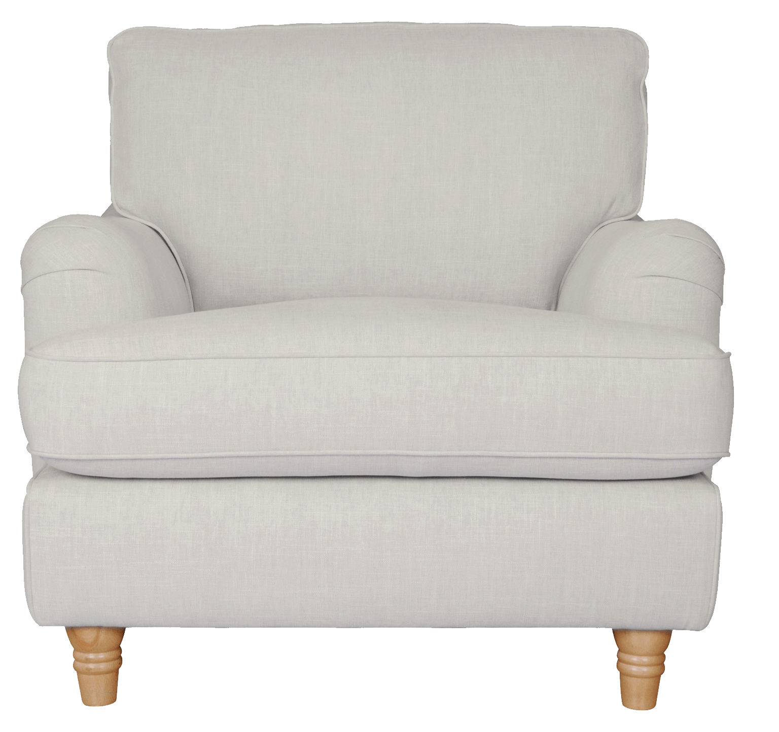 White Armchair Transparent PNG Image