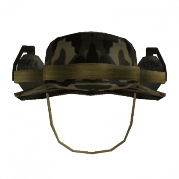 Hat Camo Army Transparent PNG Image