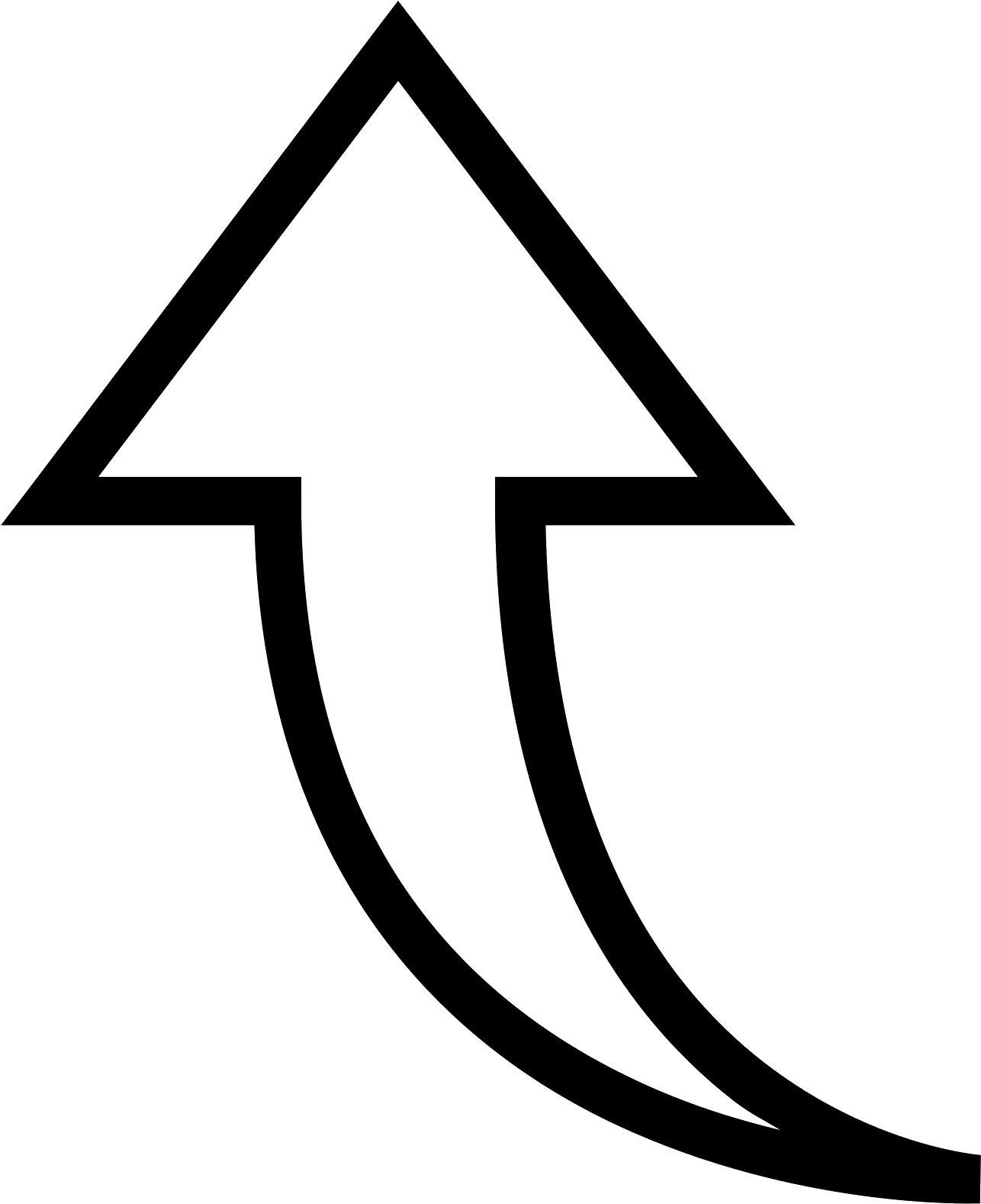 Up Arrow Transparent PNG Image