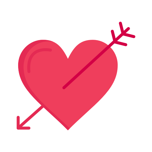 Heart Arrow File Transparent PNG Image